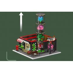 MouldKing 16056 Mould King 16056 CỬA HÀNG HOA bộ đồ chơi xếp lắp ráp ghép mô hình Creator FLOWER SHOP Sáng Tạo 2291 khối