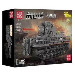 MouldKing 20028 Mould King 20028 VỮA CARL bộ đồ chơi xếp lắp ráp ghép mô hình Military Army KARL MORTAR Quân Sự Bộ Đội 1648 khối