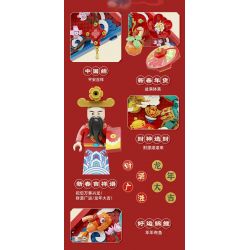 PANTASY 18010 RỒNG CHỒNG XUẤT HIỆN QUẠT BA CHIỀU TẾT bộ đồ chơi xếp lắp ráp ghép mô hình Creator Sáng Tạo 1300 khối