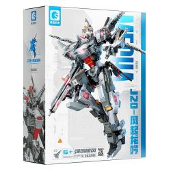 SEMBO 202245 MỘT QUỐC GIA HÙNG MẠNH J-20-GIÓ NỔI RỒNG GẦM bộ đồ chơi xếp lắp ráp ghép mô hình 1281 khối