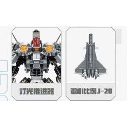 SEMBO 202245 MỘT QUỐC GIA HÙNG MẠNH J-20-GIÓ NỔI RỒNG GẦM bộ đồ chơi xếp lắp ráp ghép mô hình 1281 khối