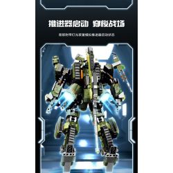 SEMBO 203171 CƯỜNG QUỐC 99A-CHIẾN TRƯỜNG VINH QUANG bộ đồ chơi xếp lắp ráp ghép mô hình 1634 khối