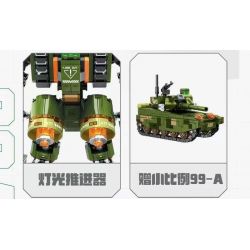 SEMBO 203171 CƯỜNG QUỐC 99A-CHIẾN TRƯỜNG VINH QUANG bộ đồ chơi xếp lắp ráp ghép mô hình 1634 khối