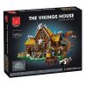MorkModel 033051 Mork Model 033051 TÚP LỀU VIKING bộ đồ chơi xếp lắp ráp ghép mô hình Vikings THE VIKINGS HOUSE Người Viking 3129 khối