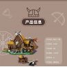MorkModel 033051 Mork Model 033051 TÚP LỀU VIKING bộ đồ chơi xếp lắp ráp ghép mô hình Vikings THE VIKINGS HOUSE Người Viking 3129 khối