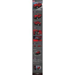 MouldKing 27058 Mould King 27058 NGƯỜI HAY CÃI LỘN bộ đồ chơi xếp lắp ráp ghép mô hình Speed Champions Racing Cars WEANGLER Đua Xe Công Thức 414 khối