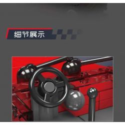 MouldKing 27058 Mould King 27058 NGƯỜI HAY CÃI LỘN bộ đồ chơi xếp lắp ráp ghép mô hình Speed Champions Racing Cars WEANGLER Đua Xe Công Thức 414 khối