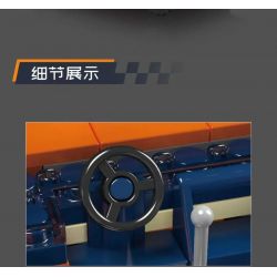 MouldKing 27059 Mould King 27059 TÀU TUẦN DƯƠNG FJ bộ đồ chơi xếp lắp ráp ghép mô hình Speed Champions Racing Cars FJ CRUISER Đua Xe Công Thức 414 khối