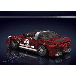 MouldKing 27060 Mould King 27060 PORSCHE 911 TARGA bộ đồ chơi xếp lắp ráp ghép mô hình Speed Champions Racing Cars Đua Xe Công Thức 362 khối