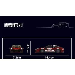 MouldKing 27060 Mould King 27060 PORSCHE 911 TARGA bộ đồ chơi xếp lắp ráp ghép mô hình Speed Champions Racing Cars Đua Xe Công Thức 362 khối