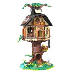 CADA DOUBLEE C66013 66013 THƯ VIỆN NHÀ TRÊN CÂY bộ đồ chơi xếp lắp ráp ghép mô hình Creator Sáng Tạo 1808 khối