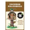 CADA DOUBLEE C66013 66013 THƯ VIỆN NHÀ TRÊN CÂY bộ đồ chơi xếp lắp ráp ghép mô hình Creator Sáng Tạo 1808 khối