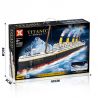 SX 9009 TÀU TITANIC bộ đồ chơi xếp lắp ráp ghép mô hình Creator Sáng Tạo 1507 khối