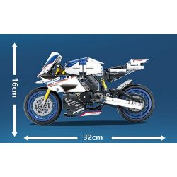 SX 9075 XE MÁY BMW HP4 bộ đồ chơi xếp lắp ráp ghép mô hình Technic LOCOMOTIVE HP4 Kỹ Thuật Công Nghệ Cao Mô Hình Phương Tiện 721 khối
