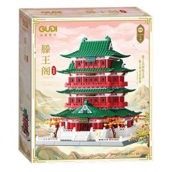 GUDI 51101 PHIÊN BẢN SƯU TẬP CỦA TENGWANG PAVILION bộ đồ chơi xếp lắp ráp ghép mô hình Creator Sáng Tạo 1606 khối