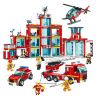 ZHEGAO QL2258 2258 TRỤ SỞ CHỮA CHÁY bộ đồ chơi xếp lắp ráp ghép mô hình City FIREFIGHTING HEADQUARTERS Thành Phố 1273 khối