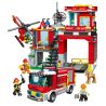 ZHEGAO QL2259 2259 CHỮA CHÁY RỪNG bộ đồ chơi xếp lắp ráp ghép mô hình City Thành Phố 776 khối