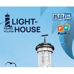 ZHEGAO 613003 NGỌN HẢI ĐĂNG LÀNG CHÀI bộ đồ chơi xếp lắp ráp ghép mô hình Creator LIGHTHOUSE Sáng Tạo 2340 khối