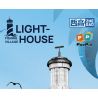 ZHEGAO 613003 NGỌN HẢI ĐĂNG LÀNG CHÀI bộ đồ chơi xếp lắp ráp ghép mô hình Creator LIGHTHOUSE Sáng Tạo 2340 khối