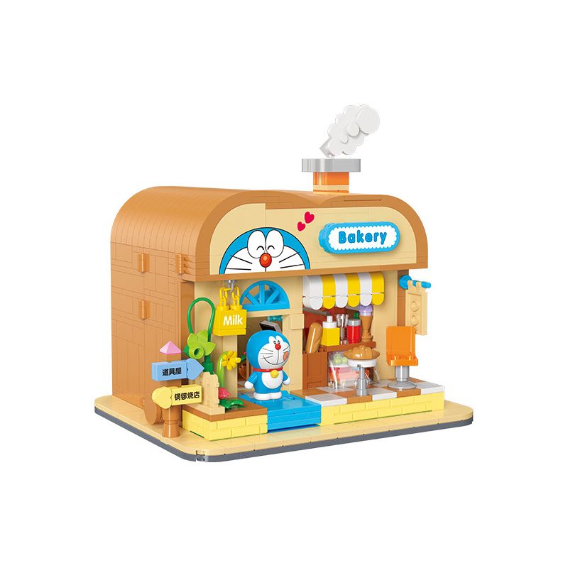 BALODY 21084 TIỆM BÁNH DOREMON bộ đồ chơi xếp lắp ráp ghép mô hình Movie & Game DORAEMON Phim Và Trò Chơi 765 khối