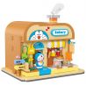 BALODY 21084 TIỆM BÁNH DOREMON bộ đồ chơi xếp lắp ráp ghép mô hình Movie & Game DORAEMON Phim Và Trò Chơi 765 khối