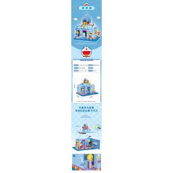 BALODY 21085 CỬA HÀNG ĐỒ CHƠI DOREMON bộ đồ chơi xếp lắp ráp ghép mô hình Movie & Game DORAEMON PROP HOUSE Phim Và Trò Chơi 819 khối