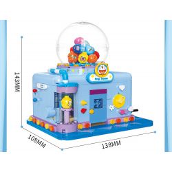 BALODY 21085 CỬA HÀNG ĐỒ CHƠI DOREMON bộ đồ chơi xếp lắp ráp ghép mô hình Movie & Game DORAEMON PROP HOUSE Phim Và Trò Chơi 819 khối