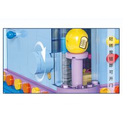 BALODY 21085 CỬA HÀNG ĐỒ CHƠI DOREMON bộ đồ chơi xếp lắp ráp ghép mô hình Movie & Game DORAEMON PROP HOUSE Phim Và Trò Chơi 819 khối