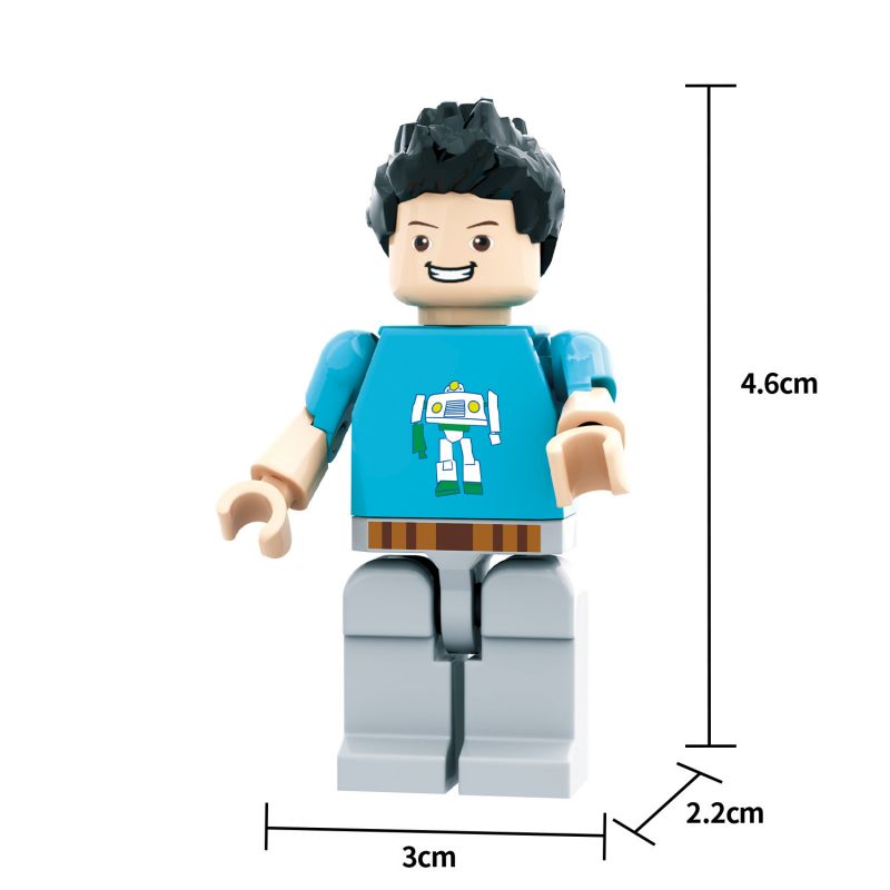 ZHEGAO KB2008 2008 KB2010 2010 CABO CAR GOD TRỞ LẠI VỚI TRANG PHỤC MỚI VÀ VUI NHỘN TRÒ VẼ TÚI MÙ bộ đồ chơi xếp lắp ráp ghép mô hình Movie & Game Phim Và Trò Chơi