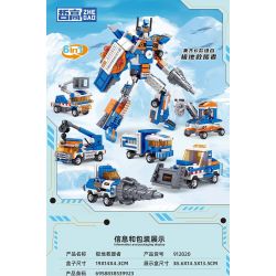 ZHEGAO 912020 POLAR RESCUER 6 TỔ HỢP bộ đồ chơi xếp lắp ráp ghép mô hình 490 khối