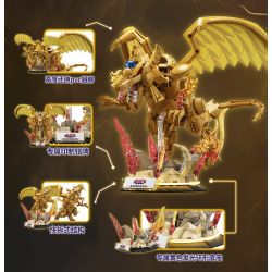 AREA-X AX0043 0043 YU-GI-OH! CON RỒNG CÓ CÁNH CỦA THẦN MẶT TRỜI bộ đồ chơi xếp lắp ráp ghép mô hình Movie & Game Phim Và Trò Chơi