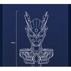 TOP TOY TC1815 1815 ULTRAMAN ZERO BÁN THÂN bộ đồ chơi xếp lắp ráp ghép mô hình Movie & Game Phim Và Trò Chơi 1700 khối