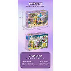 ZHEGAO 612023 HIỆU SÁCH CÀ PHÊ bộ đồ chơi xếp lắp ráp ghép mô hình Creator COFFEE BOOKSTORE Sáng Tạo 1699 khối