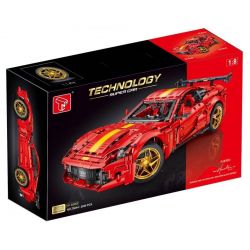 TYGOLL T5044 5044 XE THỂ THAO FERRARI 812 tỷ lệ 1:8 bộ đồ chơi xếp lắp ráp ghép mô hình Technic FERRARI 812 SUPER CAR Kỹ Thuật Công Nghệ Cao Mô Hình Phương Tiện 2926 khối