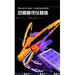 SHARP MODEL JIMULIANG PRODUCT 10524 NARUTO CHÍN ĐUÔI SUSANOO bộ đồ chơi xếp lắp ráp ghép mô hình Movie & Game Phim Và Trò Chơi 2830 khối