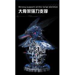 SHARP MODEL JIMULIANG PRODUCT 10524 NARUTO CHÍN ĐUÔI SUSANOO bộ đồ chơi xếp lắp ráp ghép mô hình Movie & Game Phim Và Trò Chơi 2830 khối