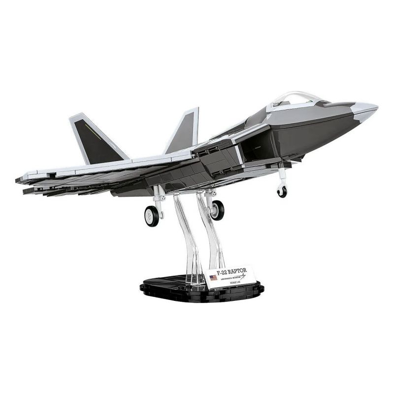 COBI 66022 LOCKHEED F-22 RAPTOR tỷ lệ 1:48 bộ đồ chơi xếp lắp ráp ghép mô hình Military Army Quân Sự Bộ Đội 695 khối