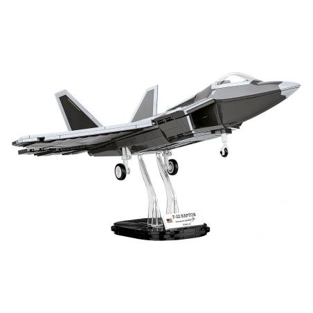COBI 66022 LOCKHEED F-22 RAPTOR tỷ lệ 1:48 bộ đồ chơi xếp lắp ráp ghép mô hình Military Army Quân Sự Bộ Đội 695 khối