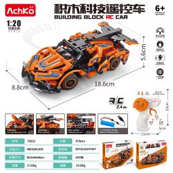 ACHKO 70031 XE ĐIỀU KHIỂN TỪ XA APOLLO HELIOS 1:20 tỷ lệ 1:20 bộ đồ chơi xếp lắp ráp ghép mô hình Technic Kỹ Thuật Công Nghệ Cao Mô Hình Phương Tiện 319 khối