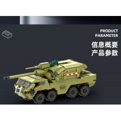 WANGE LIGAO DR.LUCK 3510 PHÁO TỰ HÀNH DANA M2 bộ đồ chơi xếp lắp ráp ghép mô hình Military Army Quân Sự Bộ Đội 425 khối