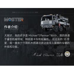 CADA DOUBLEE C61507 61507 CẦN CẨU BỌC THÉP bộ đồ chơi xếp lắp ráp ghép mô hình Technic MILITARY CRANE TRUCK Kỹ Thuật Công Nghệ Cao Mô Hình Phương Tiện 2686 khối