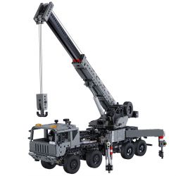 CADA DOUBLEE C61507 61507 CẦN CẨU BỌC THÉP bộ đồ chơi xếp lắp ráp ghép mô hình Technic MILITARY CRANE TRUCK Kỹ Thuật Công Nghệ Cao Mô Hình Phương Tiện 2686 khối