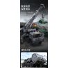 CADA DOUBLEE C61507 61507 CẦN CẨU BỌC THÉP bộ đồ chơi xếp lắp ráp ghép mô hình Technic MILITARY CRANE TRUCK Kỹ Thuật Công Nghệ Cao Mô Hình Phương Tiện 2686 khối