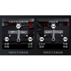 CADA DOUBLEE C61507 61507 CẦN CẨU BỌC THÉP bộ đồ chơi xếp lắp ráp ghép mô hình Technic MILITARY CRANE TRUCK Kỹ Thuật Công Nghệ Cao Mô Hình Phương Tiện 2686 khối