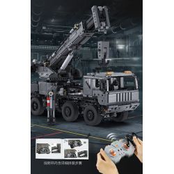 CADA DOUBLEE C61507 61507 CẦN CẨU BỌC THÉP bộ đồ chơi xếp lắp ráp ghép mô hình Technic MILITARY CRANE TRUCK Kỹ Thuật Công Nghệ Cao Mô Hình Phương Tiện 2686 khối