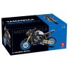 DOUBLE HEIGHT 60509 XE MÁY YAMAHA MT1O tỷ lệ 1:8 bộ đồ chơi xếp lắp ráp ghép mô hình Technic Kỹ Thuật Công Nghệ Cao Mô Hình Phương Tiện 638 khối