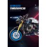 DOUBLE HEIGHT 60509 XE MÁY YAMAHA MT1O tỷ lệ 1:8 bộ đồ chơi xếp lắp ráp ghép mô hình Technic Kỹ Thuật Công Nghệ Cao Mô Hình Phương Tiện 638 khối
