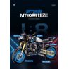 DOUBLE HEIGHT 60509 XE MÁY YAMAHA MT1O tỷ lệ 1:8 bộ đồ chơi xếp lắp ráp ghép mô hình Technic Kỹ Thuật Công Nghệ Cao Mô Hình Phương Tiện 638 khối