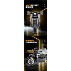 DOUBLE HEIGHT 60508 XE MÁY CỔ ĐIỂN NORTON V4CR tỷ lệ 1:8 bộ đồ chơi xếp lắp ráp ghép mô hình Technic NORDON V4CR Kỹ Thuật Công Nghệ Cao Mô Hình Phương Tiện 642 khối