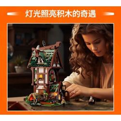 LUMIBRICKS FUNWHOLE F9024 9024 CỬA HÀNG THUỐC THỜI TRUNG CỔ bộ đồ chơi xếp lắp ráp ghép mô hình Creator Sáng Tạo 1470 khối